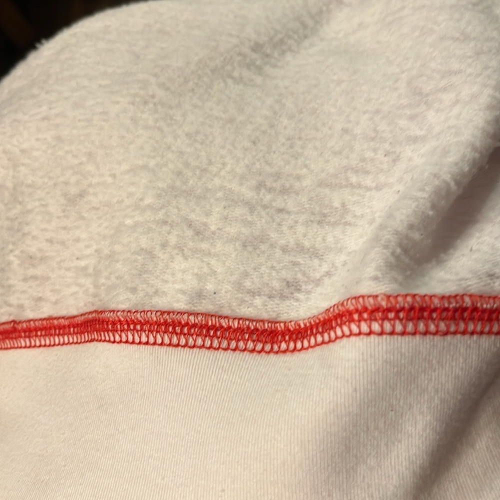 Nebraska Huskers Red & White Lightweight Sweatshirt - Size Medium - Picture 11 of 12